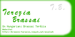 terezia brassai business card