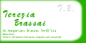 terezia brassai business card